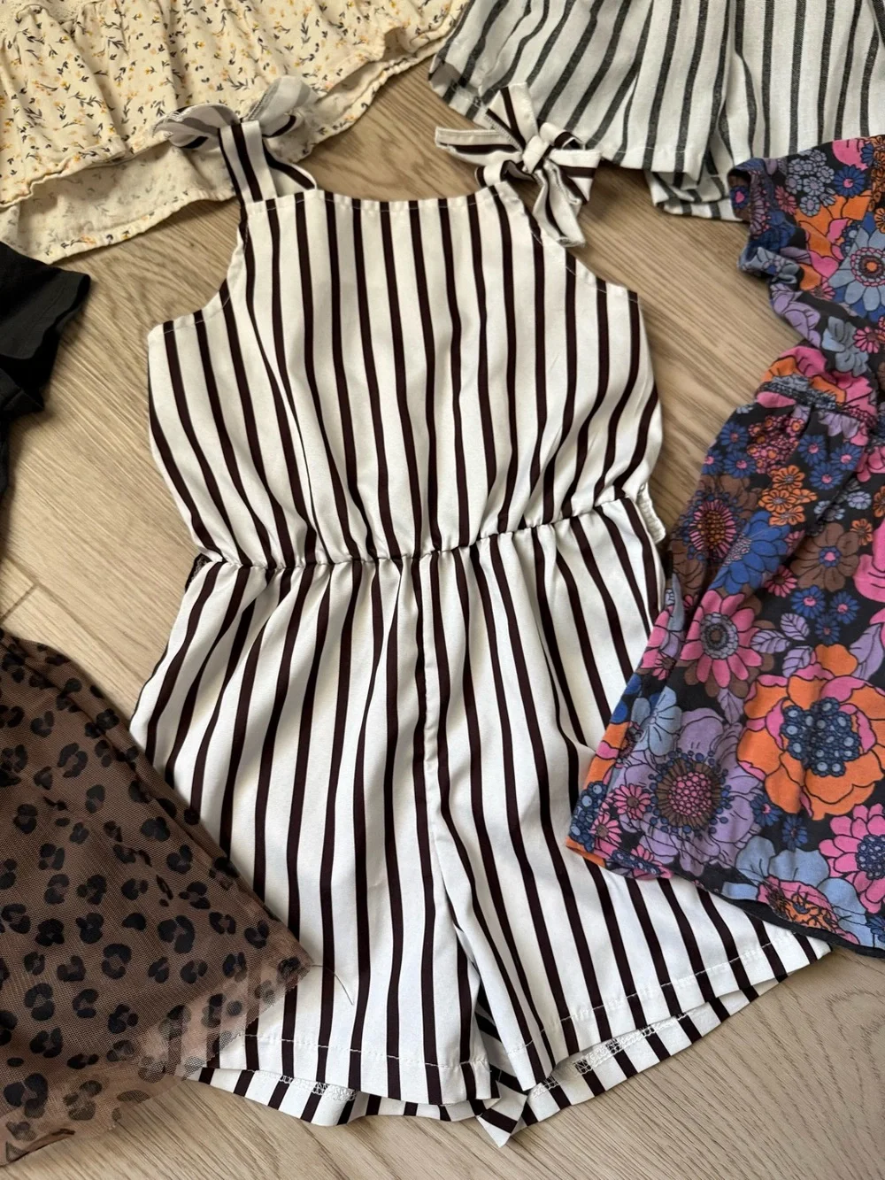 Toddler Girl Dress and Romper Bundle - 5 Pieces